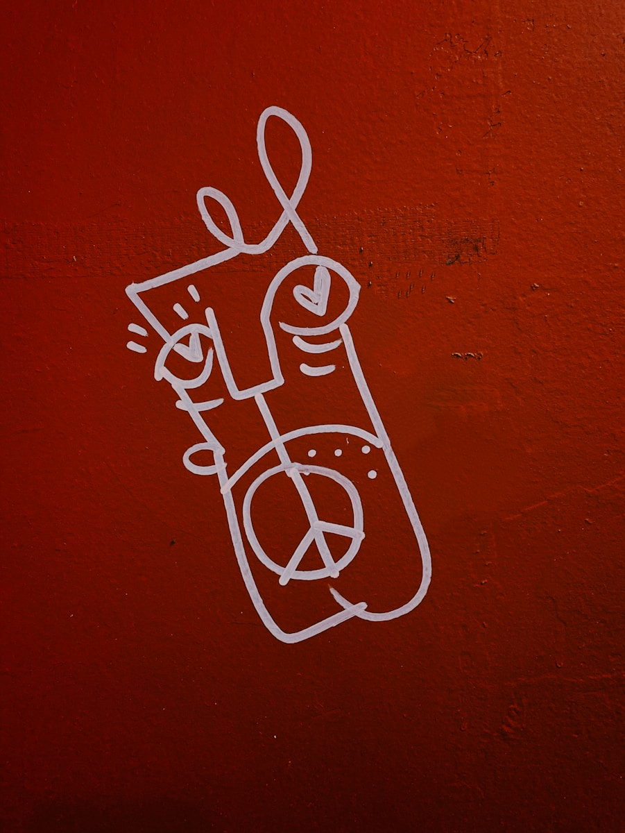 white and red logo